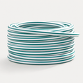 Manguera de Riego Bicolor Blanca - Verde 1/2" (Rollo de 100 Metros)