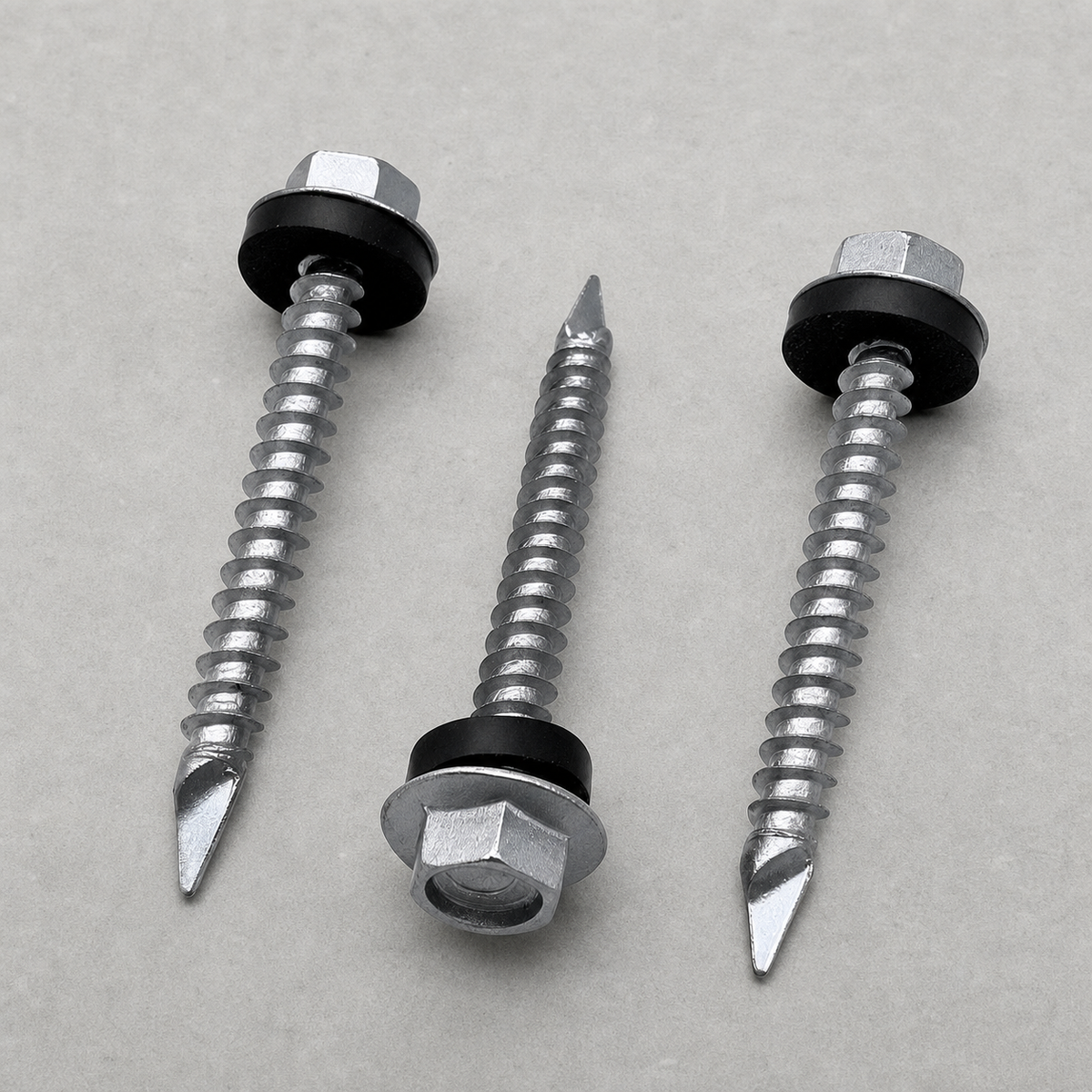 Tornillo Autoperforante Hexagonal Punta Espada con Golilla - 10X1 - 1X32X100U